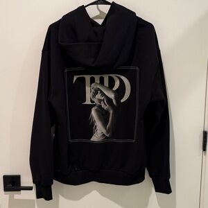 Taylor Swift TTPD Black Hoodie